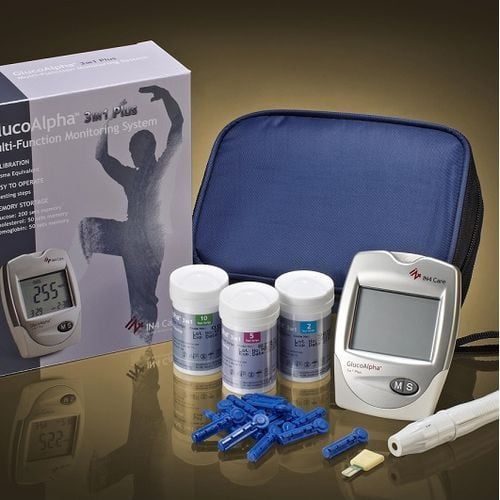 HƯỚNG DẪN SỬ DỤNG MÁY ĐO ĐƯỜNG HUYẾT 3IN1 GLUCOSE ALPHA