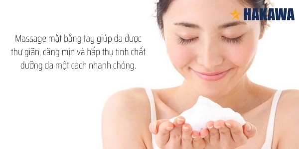 Vì sao cần massage mặt khi rửa mặt