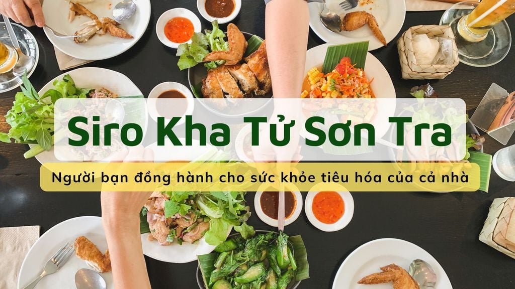 Siro Kha Tử Sơn Tra – Người bạn đồng hành cho sức khỏe tiêu hóa của cả nhà