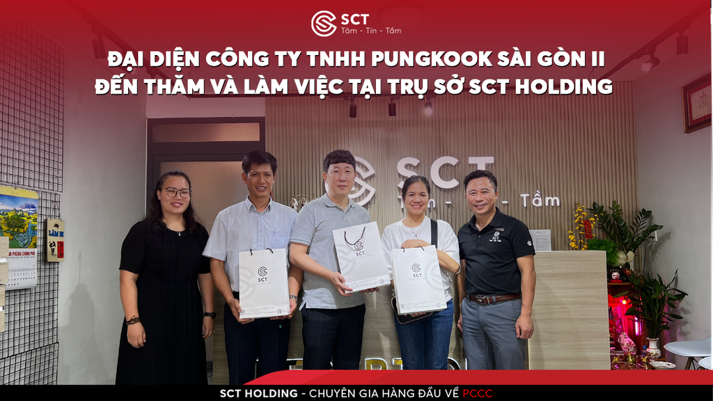 Đại Diện Công Ty TNHH Pungkook Sài Gòn II Đến Thăm Và Làm Việc Tại Trụ Sở SCT HOLDING