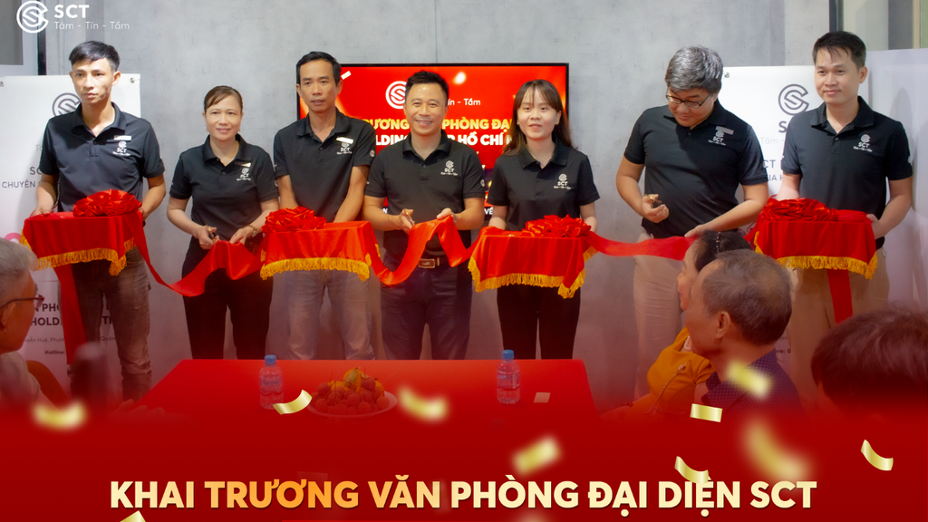 SCT HOLDING CHÍNH THỨC KHAI TRƯƠNG VĂN PHÒNG ĐẠI DIỆN TẠI THÀNH PHỐ HỒ CHÍ MINH