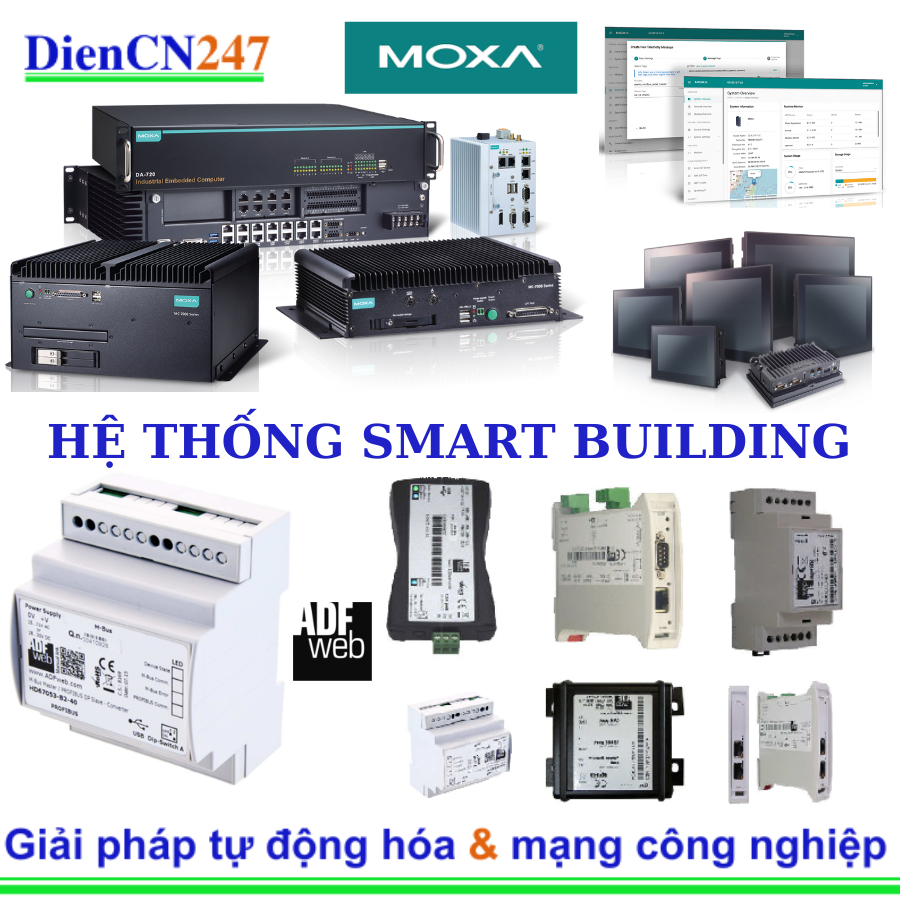 Moxa và ADFweb Vietnam - Giải pháp tòa nhà Smart-Building