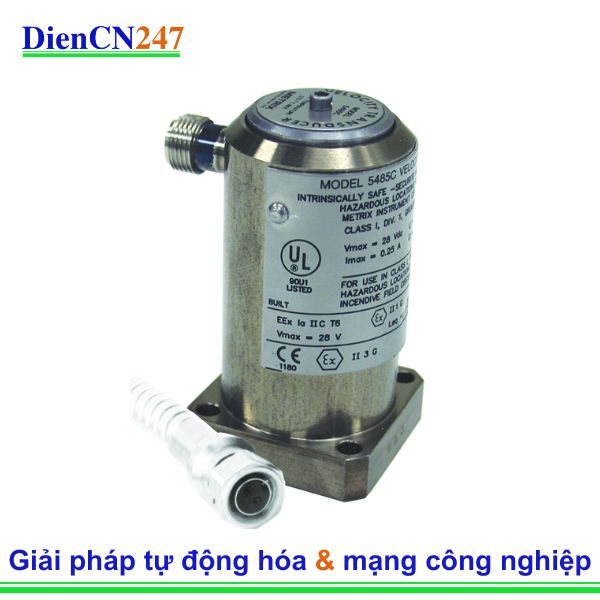 5485C-007-020 Metrix Vietnam – Cảm Biến Vận Tốc Chịu Nhiệt Cao