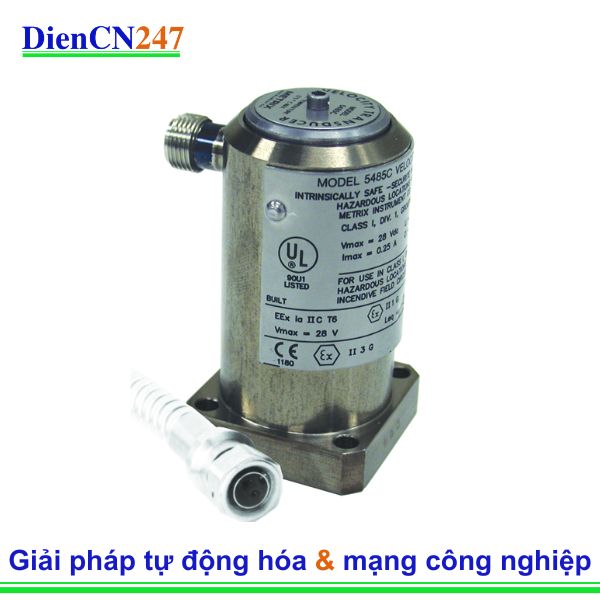 5485C-008 Metrix Vietnam – Cảm Biến Tốc Độ 375°C, 150 mV/in/s