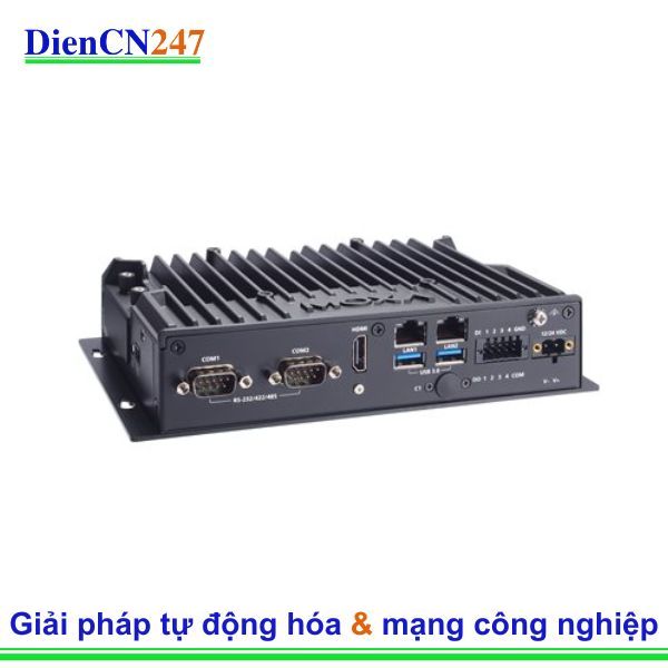BXP-A101-E4-DR-T Máy tính công nghiệp không quạt, hiệu năng mạnh mẽ Moxa