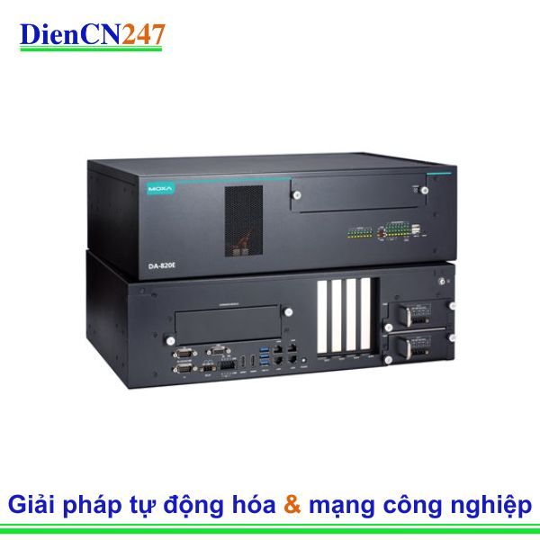 DA-820E Series Moxa – Máy tính công nghiệp hiệu năng cao cho hệ thống tự động hóa