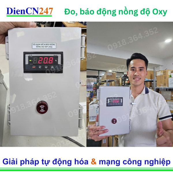 Giải pháp giám sát nồng độ Oxy 0-100% trong không khí