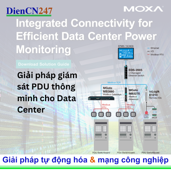 Giải pháp giám sát PDU thông minh cho trung tâm dữ liệu Data Center