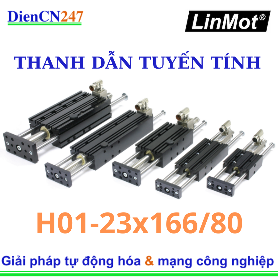 H01-23x166/80 Linmot Vietnam | Thanh dẫn hướng tuyến tính