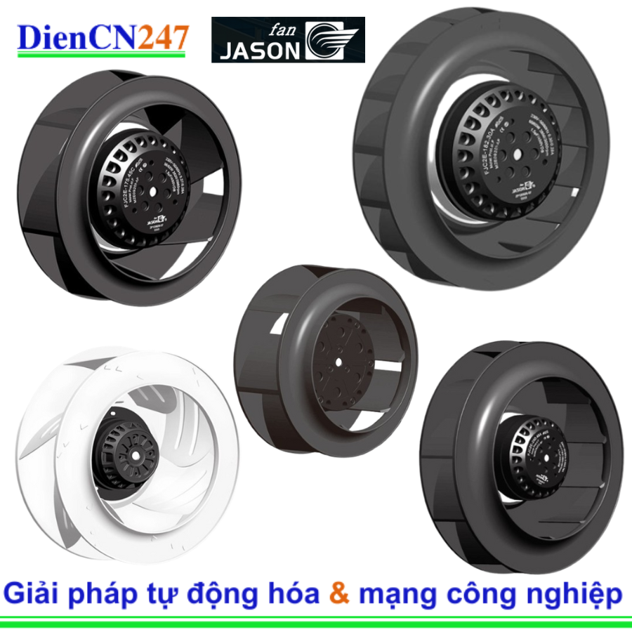 Dòng Quạt Ly Tâm (Centrifugal Fan) của JasonFan mẫu quạt được ưa chuộng nhất