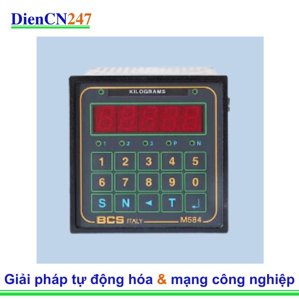 Bộ hiển thị kỹ tải trọng M748MB dùng vi xử lý – BCS Italia Srl Việt Nam
