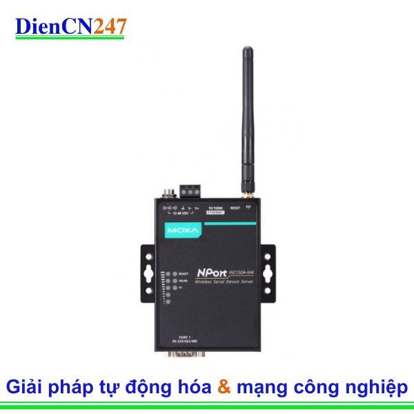 Bộ chuyển đổi nối tiếp kép sang Wi-Fi NPort W2250A-W4-T-JP Moxa Vietnam