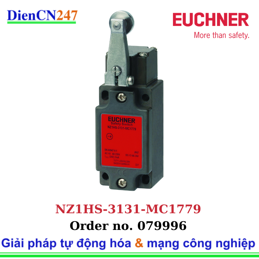 NZ1HS-3131-MC1779 (Order no. 079996) Euchner Vietnam | Công tắc an toàn