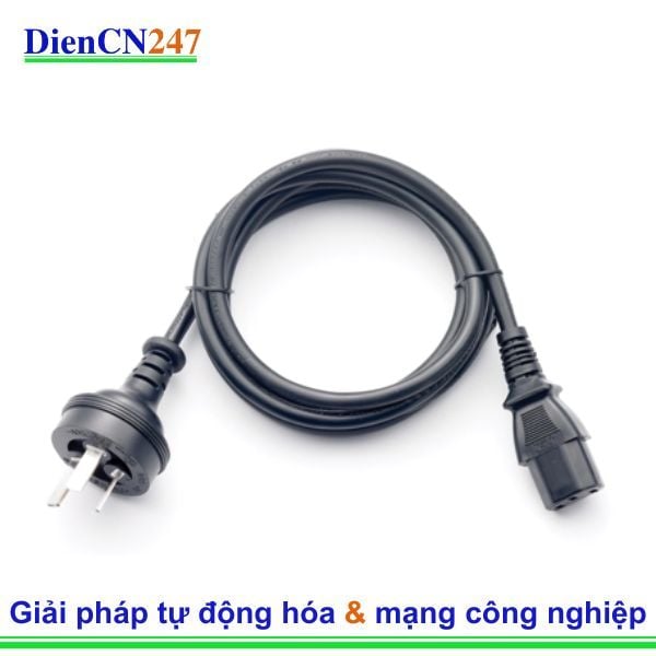 PWC-C13US-3B-183 | Dây nguồn AC C13 chuẩn US Plug dài 1.83m | Moxa Vietnam