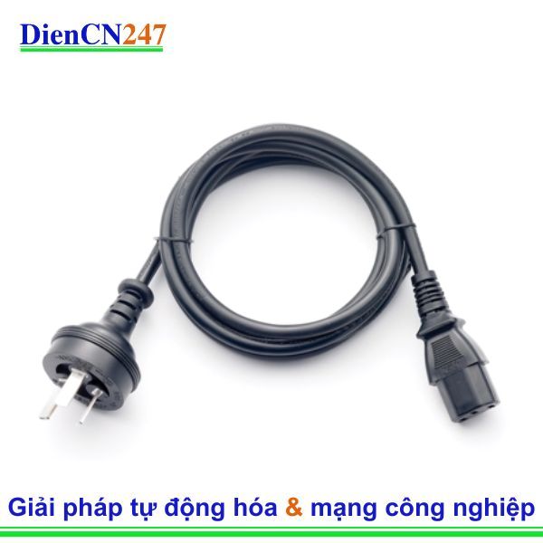 PWC-C13UK-3B-183 | Dây nguồn AC C13 chuẩn UK Plug dài 1.83m | Moxa Vietnam