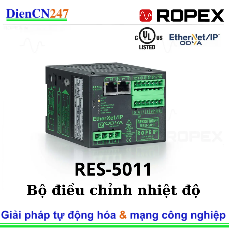 RES-5011 ROPEX Vietnam | Bộ điều chỉnh nhiệt độ do DienCN247 phân phối chính hãng tại Việt Nam