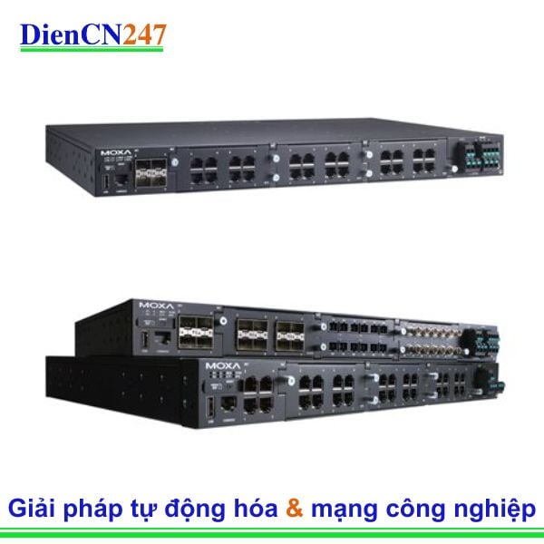 RKS-G4028-4GT-2HV-T – Switch công nghiệp Layer 3 của Moxa Vietnam