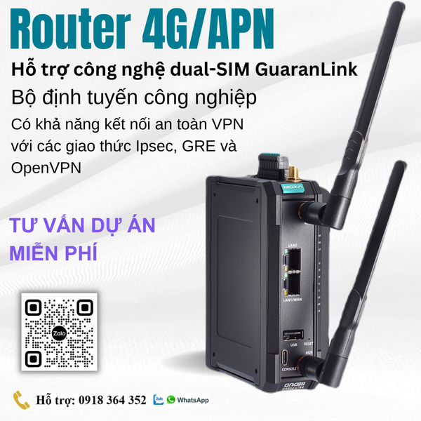 Chọn Router 4G/APN hỗ trợ GuaranLink với hai thẻ SIM và Wan cho dự án-Thầu như thế nào?