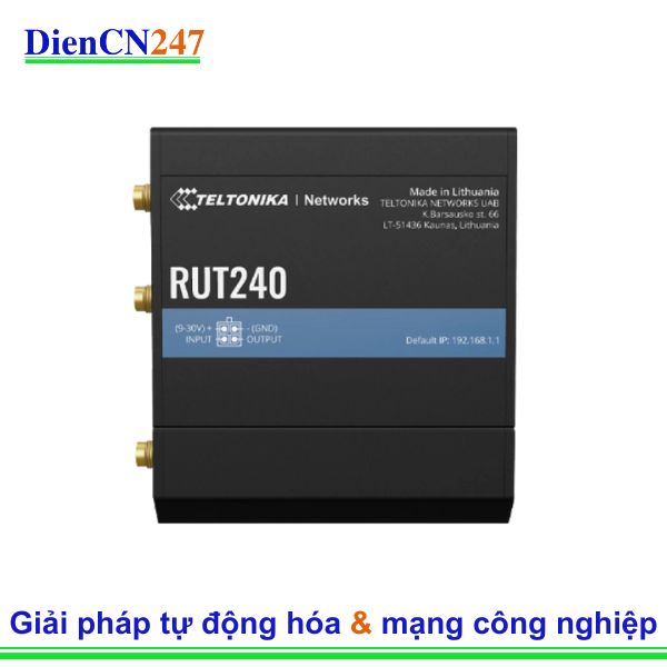 Teltonika RUT240 Teltonika Vietnam – Router Công Nghiệp 4G LTE Nhỏ Gọn