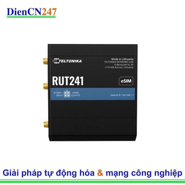 Teltonika RUT241 Teltonika Vietnam – Router Công Nghiệp 4G LTE Hiệu Suất Cao