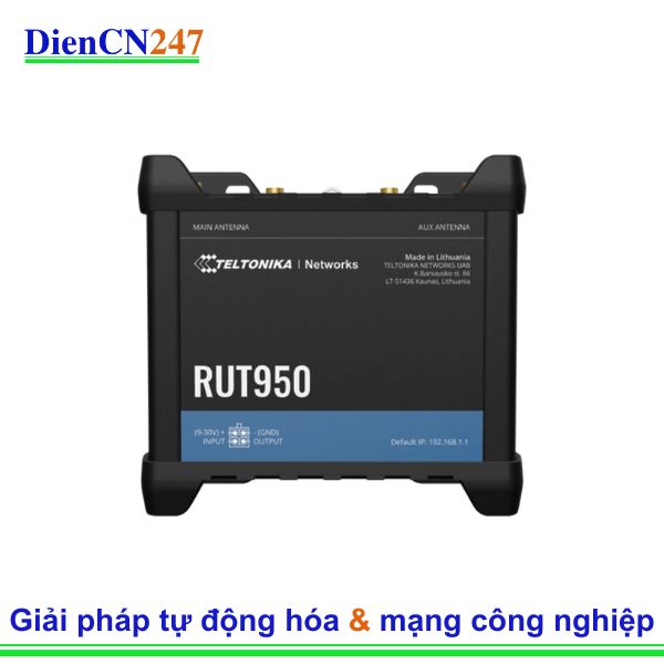 Teltonika RUT950 Teltonika Vietnam – Router Công Nghiệp 4G LTE Dual SIM
