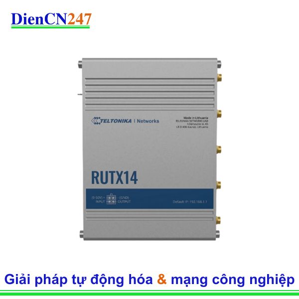 Teltonika RUTX14 Teltonika Vietnam – Router Công Nghiệp LTE Cat12 Gigabit