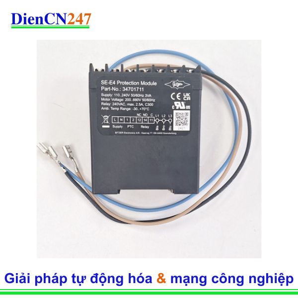 SE-E4 – Thiết Bị Bảo Vệ Động Cơ Bitzer Vietnam