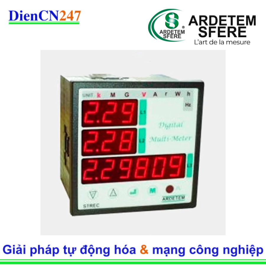 STREC20 A-2 SP28/04 ARDETEM Vietnam | Đồng hồ đo điện áp | DienCN247