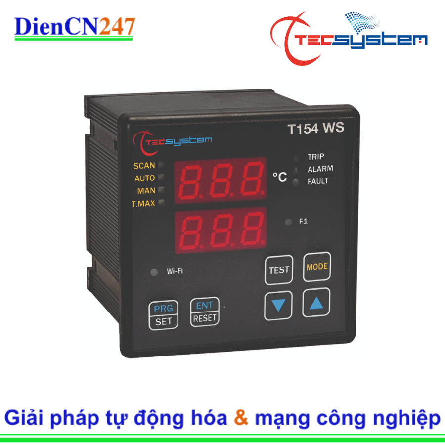 T154 WS ED25 Tecsystem Vietnam | Bộ điều khiển nhiệt độ thông minh | DienCN247