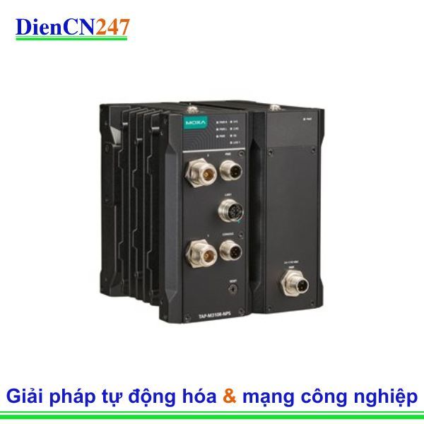 Model TAP-M310R-1P2R1S-US-CT-T Moxa Vietnam – Wifi Bộ thu phát sóng không dây cho tàu điện ngầm