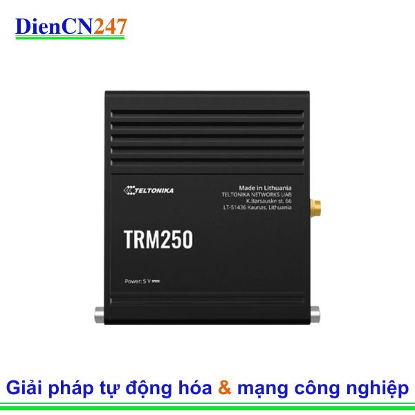 Teltonika TRM250 Teltonika Vietnam – Modem LTE Cat M1/NB-IoT công nghiệp đa năng