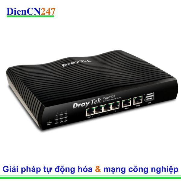 Vigor2926 Router VPN đa WAN hiệu suất cao cho doanh nghiệp DrayTek Vietnam