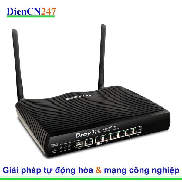 Vigor2927Fac Router Dual-WAN Wi-Fi AC mạnh mẽ cho doanh nghiệp DrayTek Vietnam