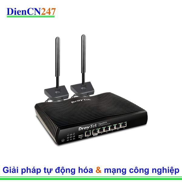Vigor292LAC 4G LTE Router VPN Dual-WAN hỗ trợ mạng di động DrayTek Vietnam