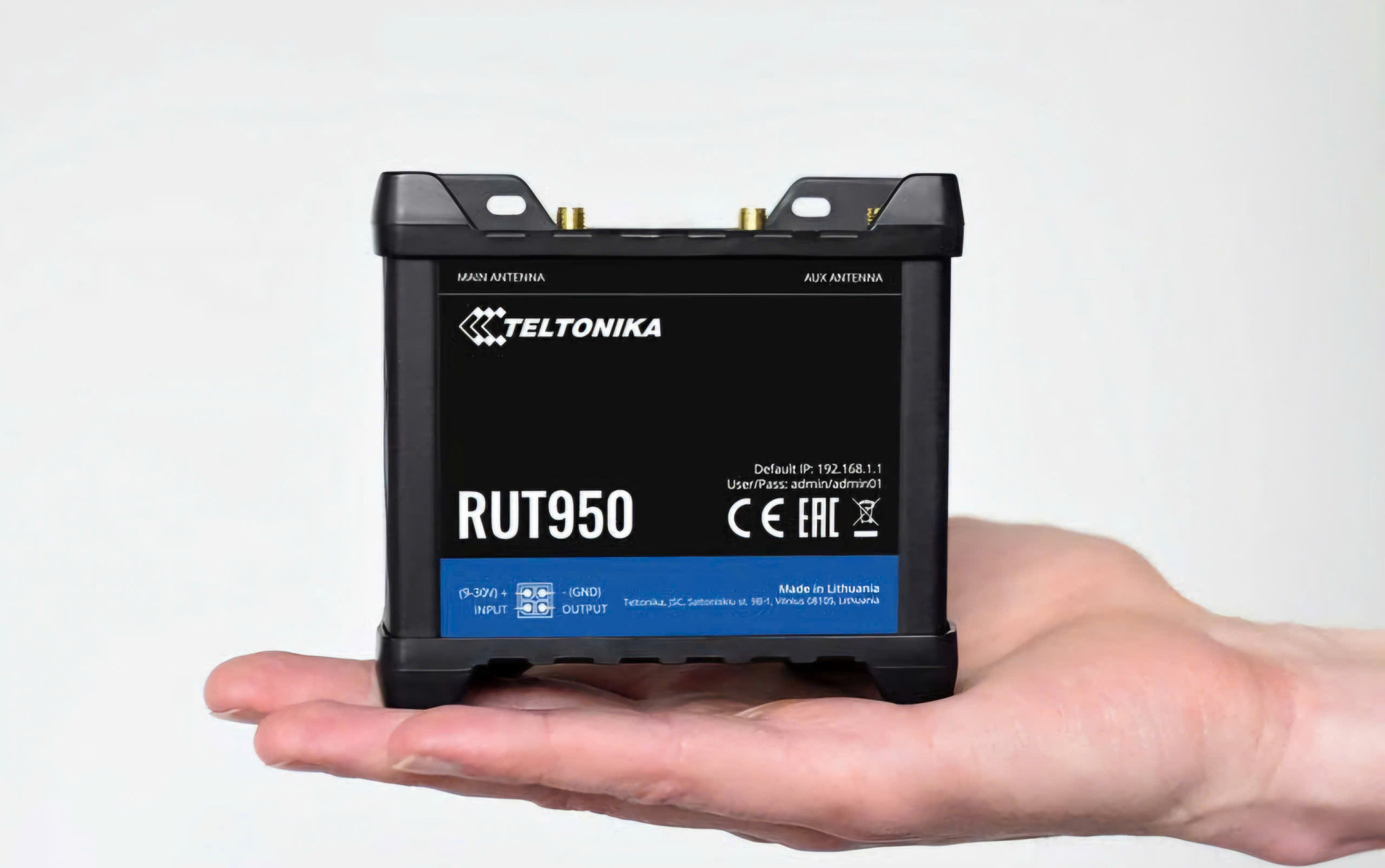 RUT901 Router Industrial Teltonika 4x FE Ports, Dual Sim 4G LTE Teltonika Vietnam