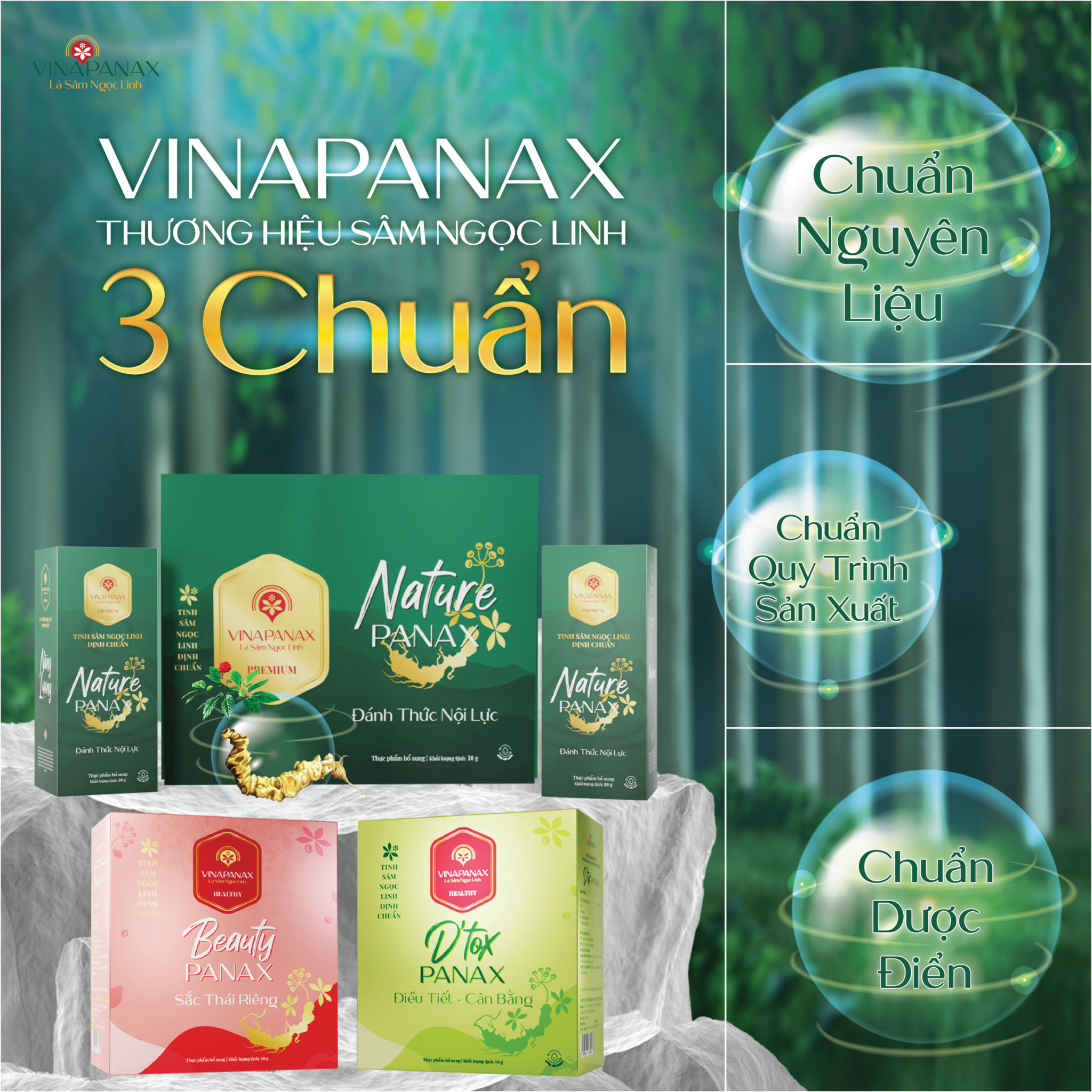 TÁC DỤNG SÂM NGỌC LINH VINAPANAX