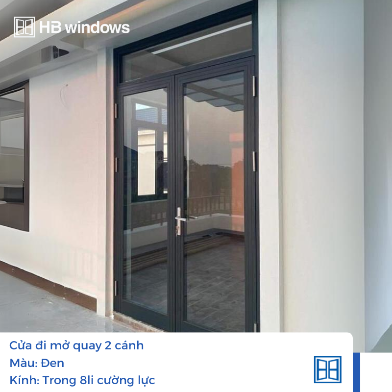 Cửa đi mở quay 2 cánh