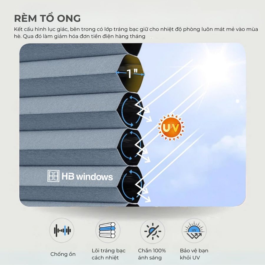 Rèm tổ ong