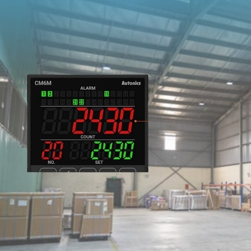 Theo dõi số lượng vật liệu xây dựng được xuất kho bằng bộ đếm sản phẩm thông minh