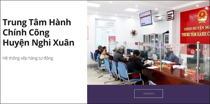 Trung Tâm Hành Chính Công Nghi Xuân -  Giải Pháp QMS