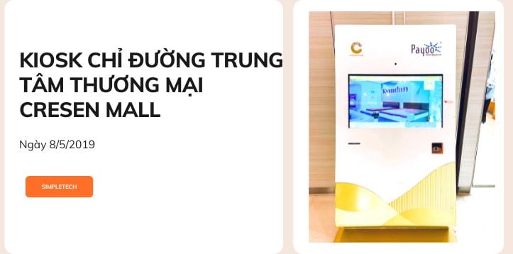 Trung Tâm Thương Mại Crescent Mall - Máy Kiosk Chỉ Đường