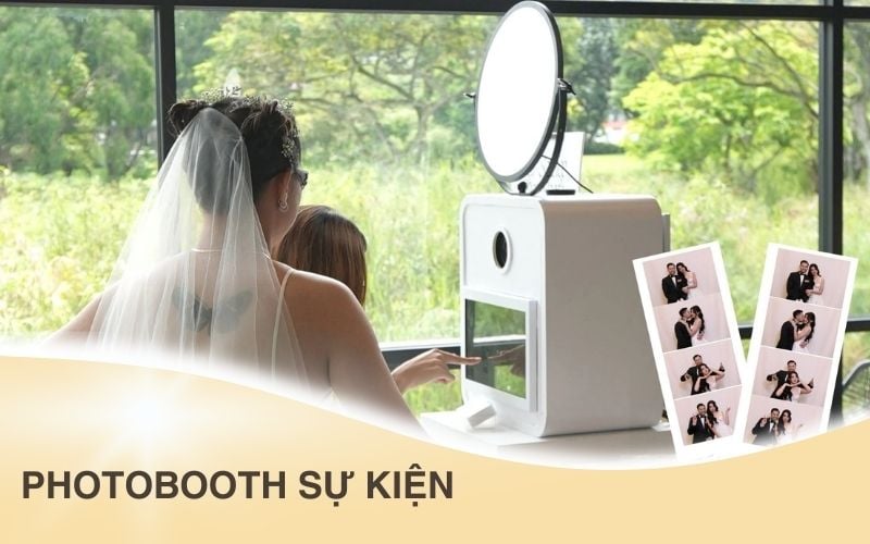 Vị trí đặt photobooth tại sự kiện cưới