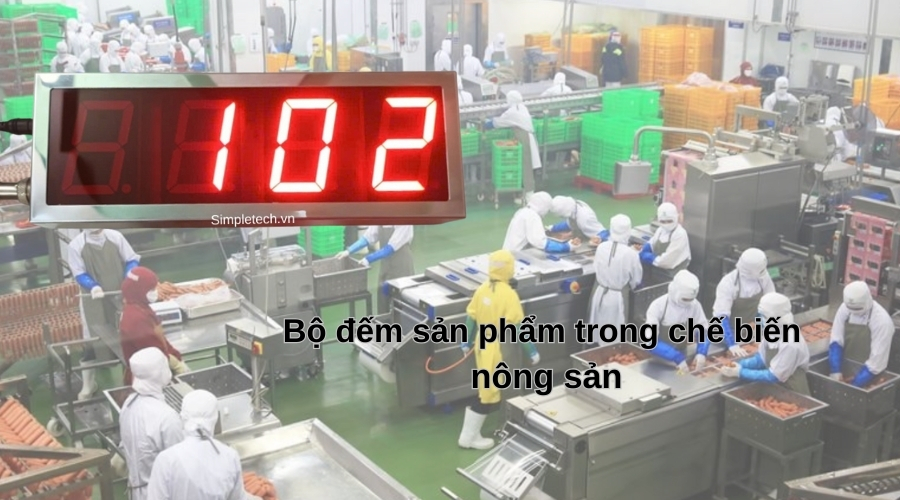 bộ đếm sản phẩm trong chế biến nông sản