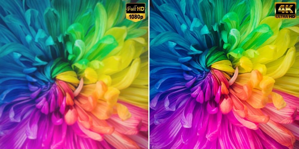 độ phân giải Full HD  và độ phân giải 4K
