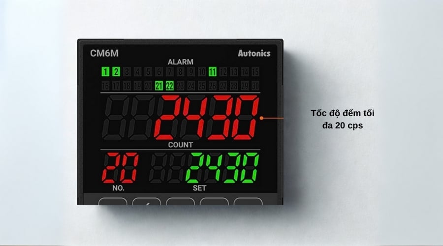 Bộ đếm Autonics CM6M