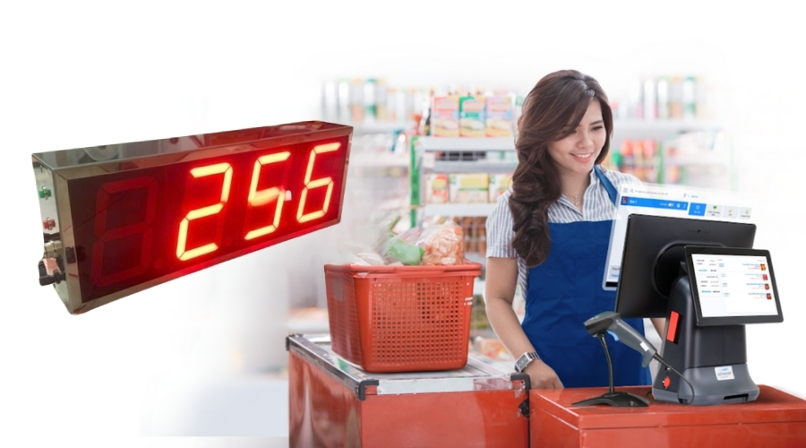 Bộ đếm sản phẩm trong quầy tính tiền tự động