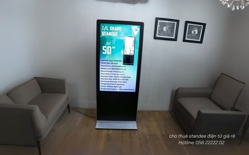 cho thuê standee điện tử