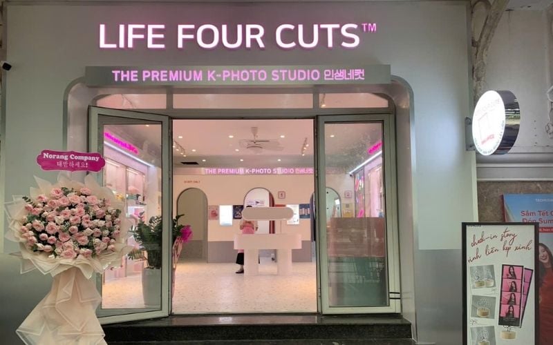 chụp hình photobooth tại Life4cuts