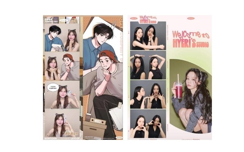 chụp hình photobooth tại photoism