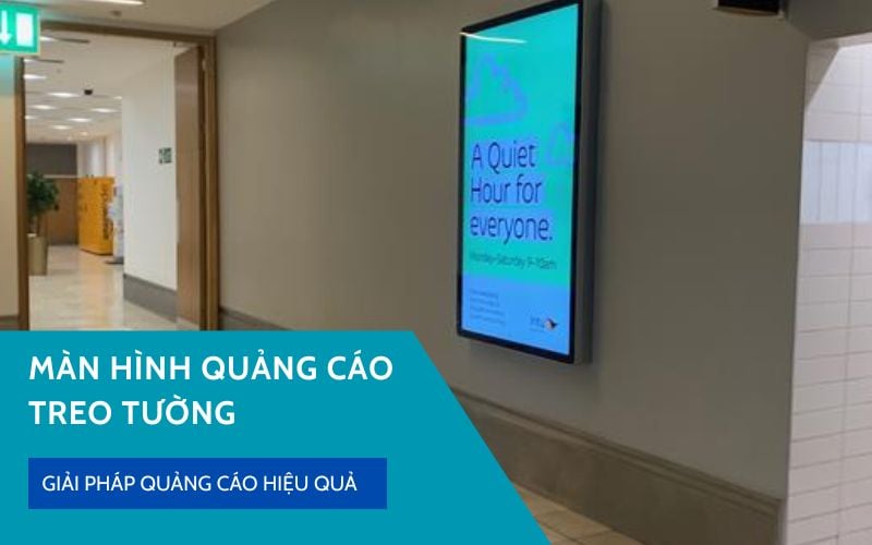 Phân phối và lắp đặt màn hình LCD treo tường tại TTTM